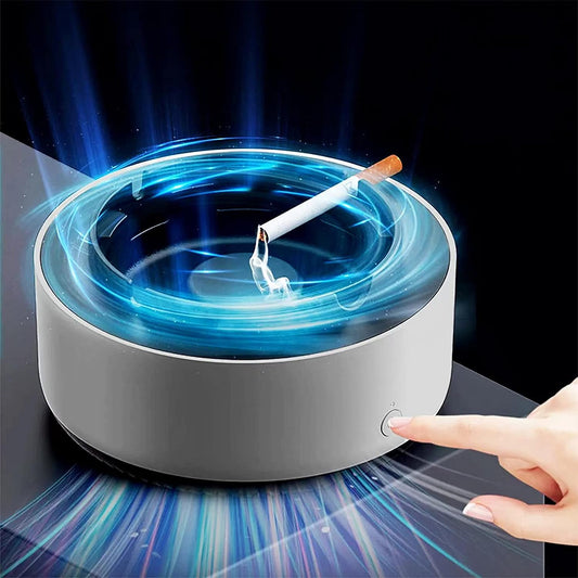 Smoke Removal Air Purifier Ashtray with Advanced Filtration System â Stylish Indoor Odor Eliminator for Clean Air