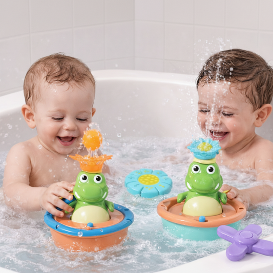 Light Up Crocodile Bath Toy – Interactif et jeux d'eau – Jouets de bain « Fontaine Crocodile »