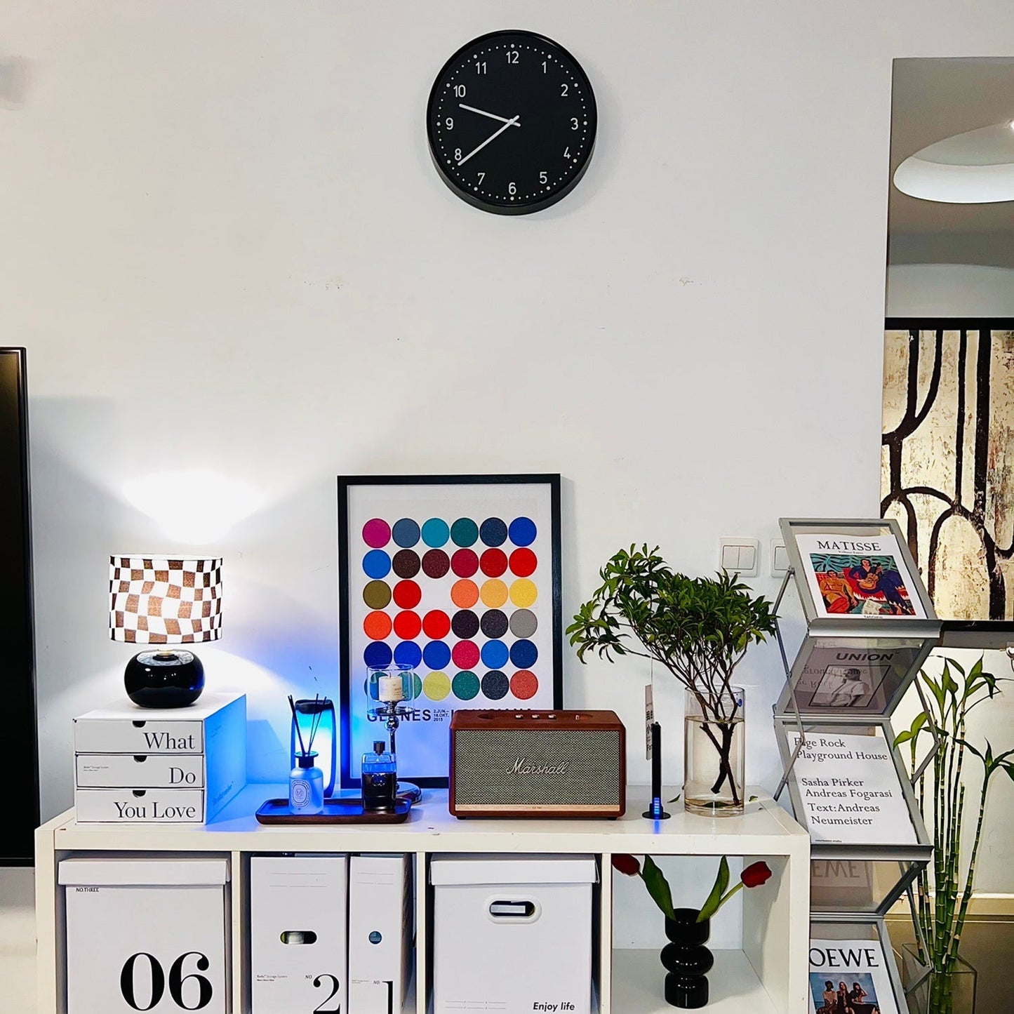 CubeAura - Elegant Geometric Table Lamp
