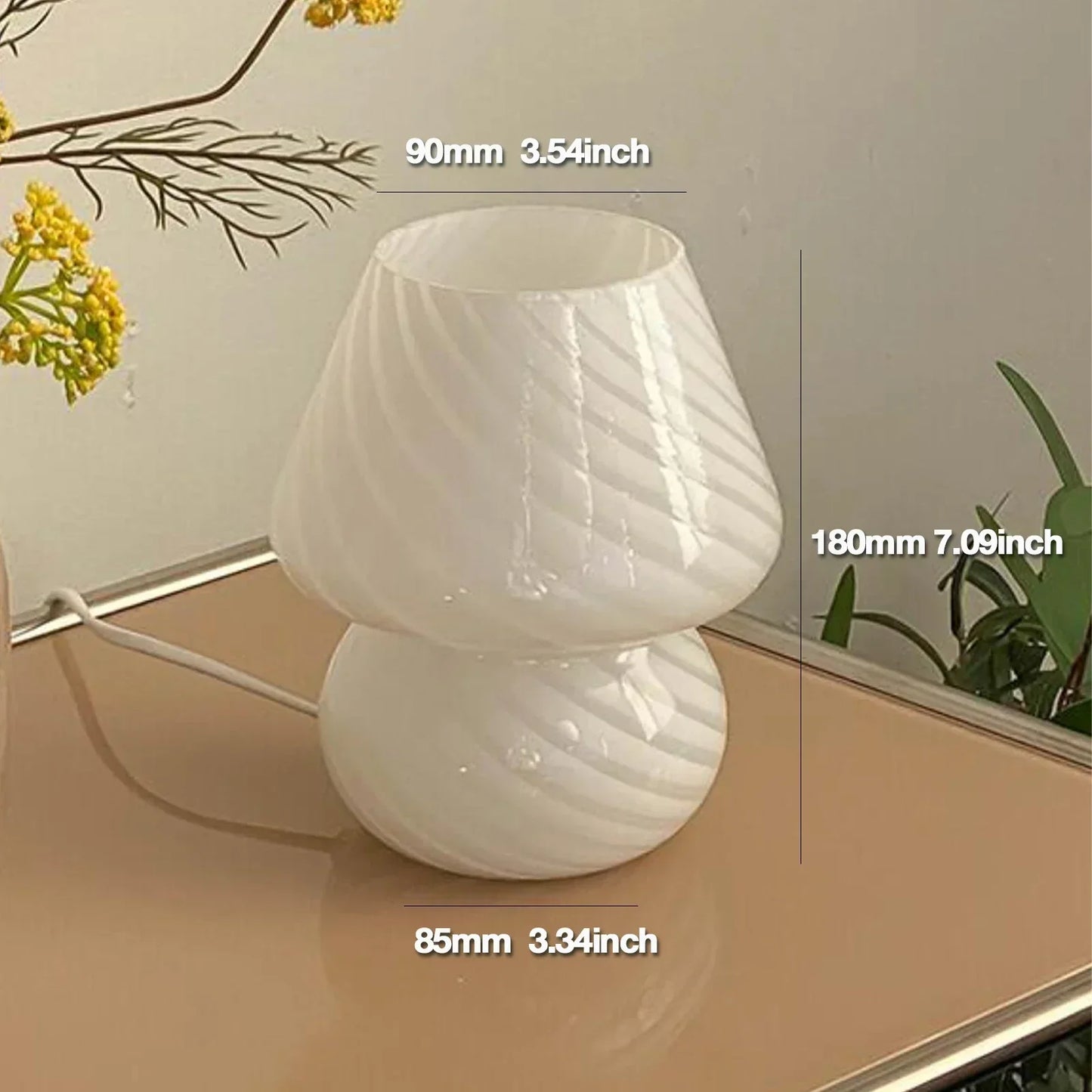 LumaZen - Tranquil Glass Desk Lamp