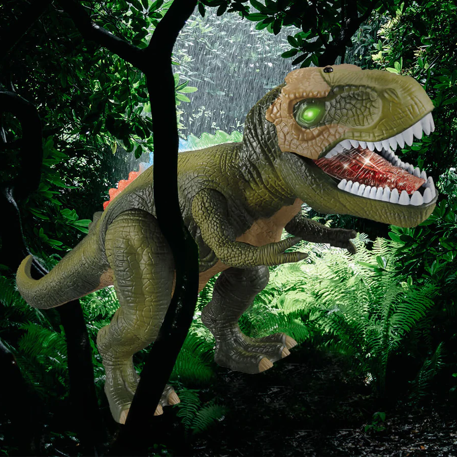 Interactive Remote Control Dinosaur – Walking, Roaring, and Light-Up Dino Toy for Boys and Girls
