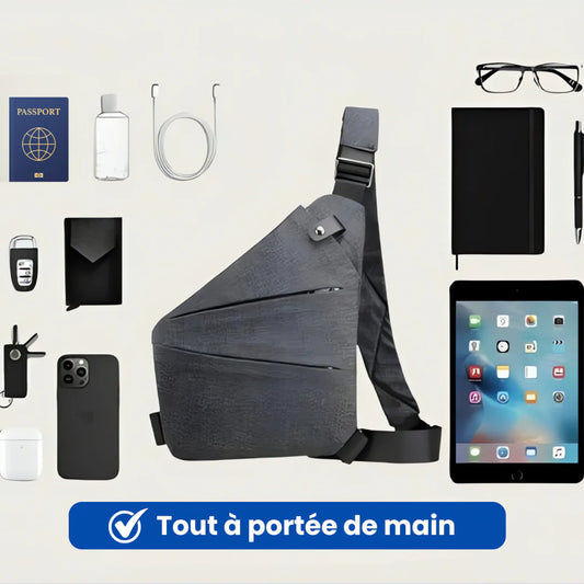 Sac bandoulière anti-vol