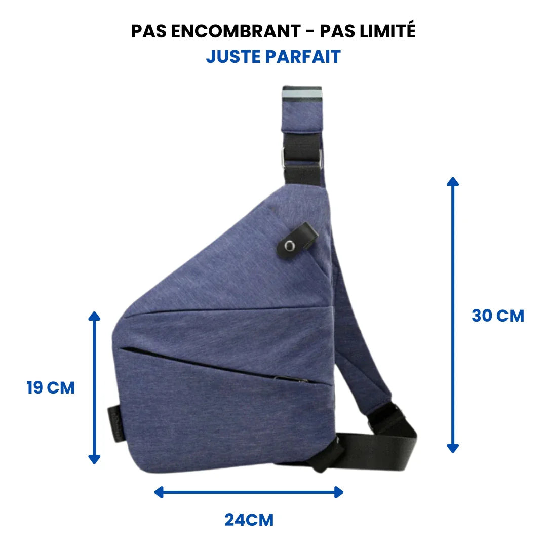 Sac bandoulière anti-vol