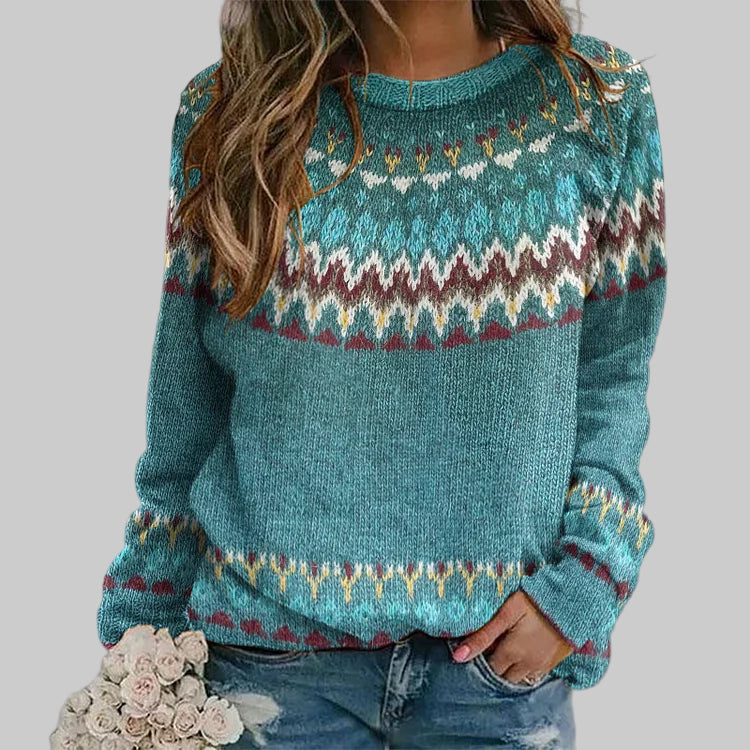 Women’s Icelandic Sweater | Timeless Pattern | Soft Knit
