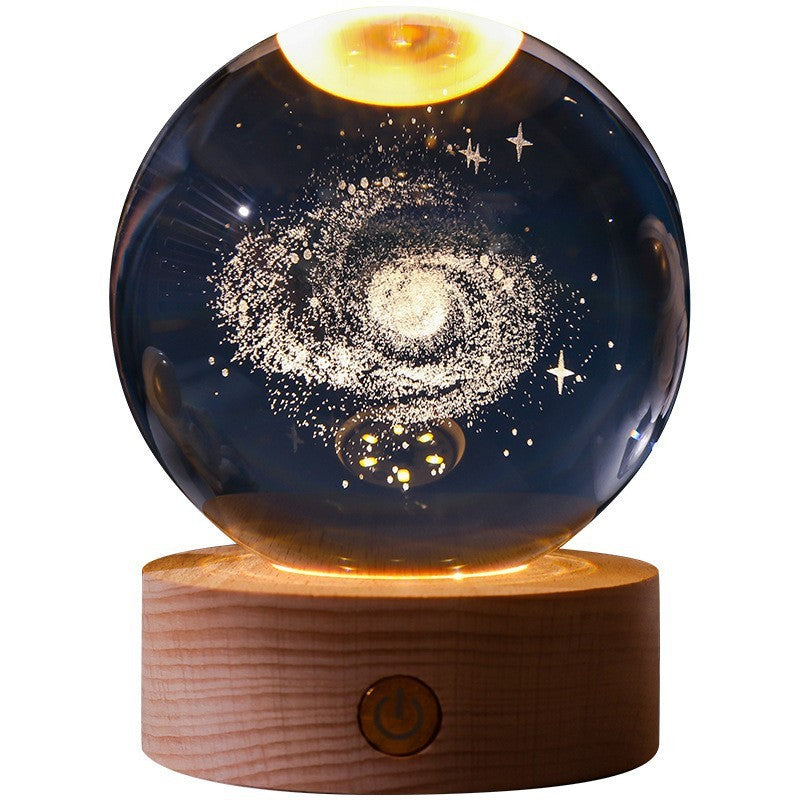 GleamSphere – Elegant 3D Night Lamp