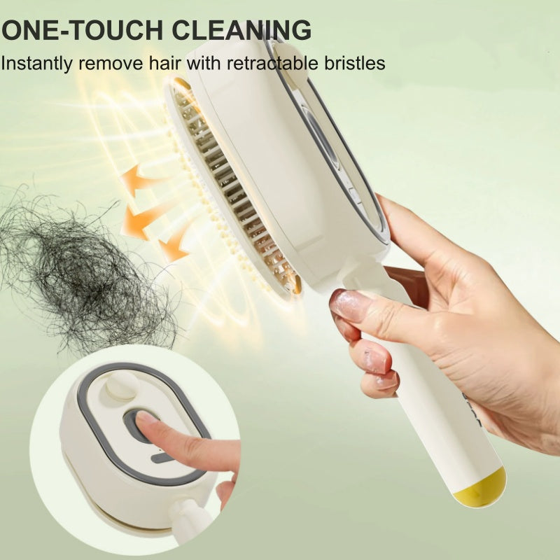 💆♀️ 50% DE RÉDUCTION ! 🎉 Brosse Électrique Cheveux – Spray Hydratant, Massage & Lissant Instantané ✨📦