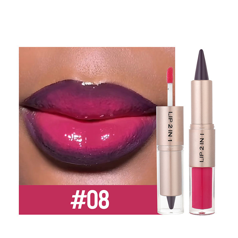 Rouge à lèvres mat & gloss 3-en-1