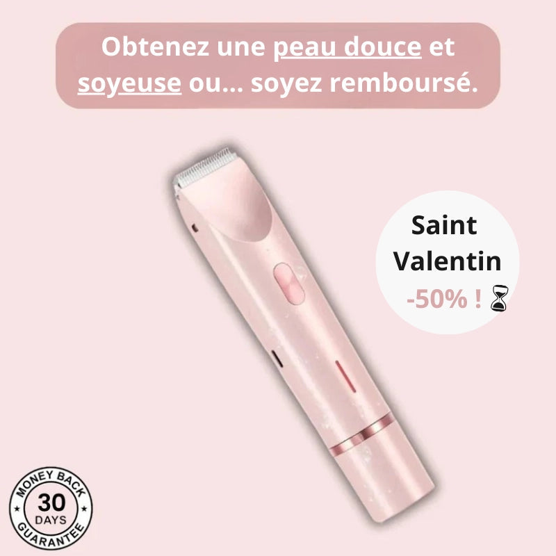 Éclat de Soie™ | Rasoir 2-en-1 pour femme pour une peau douce et soignée