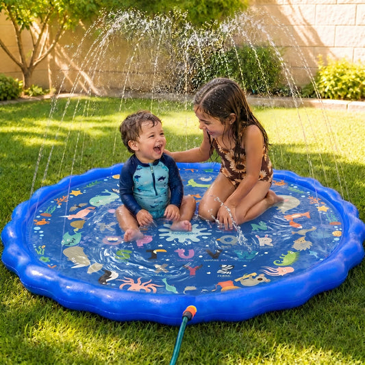 XL 150 cm Tapis de jeu aquatique pour enfants