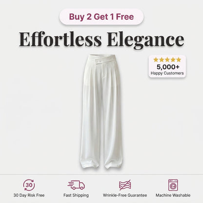SilhouetteFlow™ – Pantalon Large Élégant | Sublime Instantanément Votre Silhouette