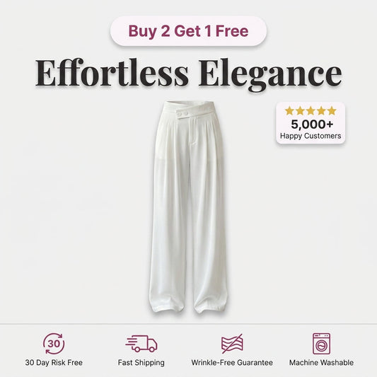 SilhouetteFlow™ – Pantalon Large Élégant | Sublime Instantanément Votre Silhouette