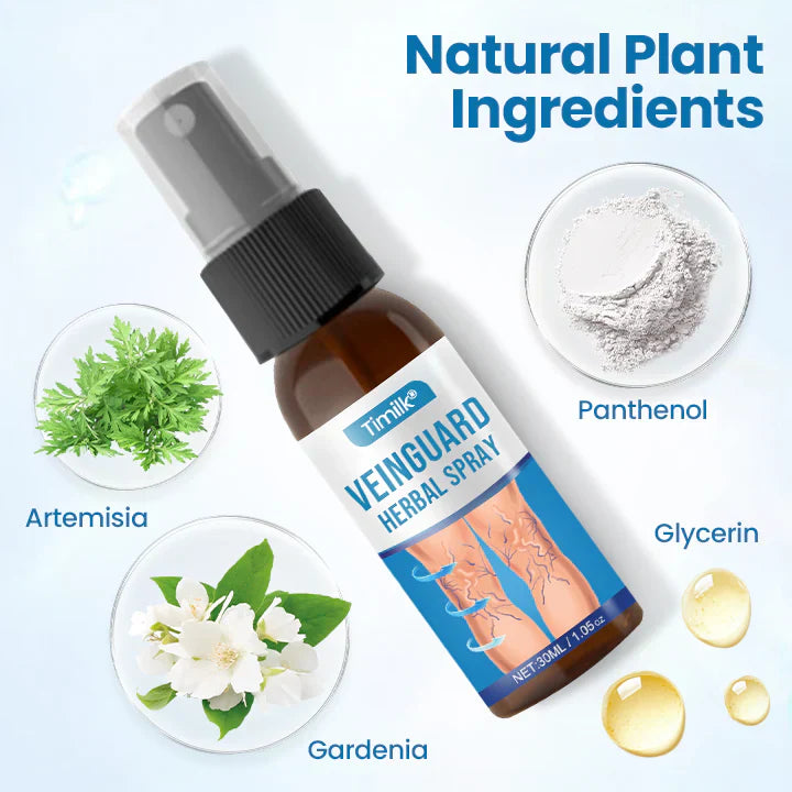 Timilk® VeinGuard Herbal Spray-✅ Clinically proven to eliminate varicose veins in just 7 days!