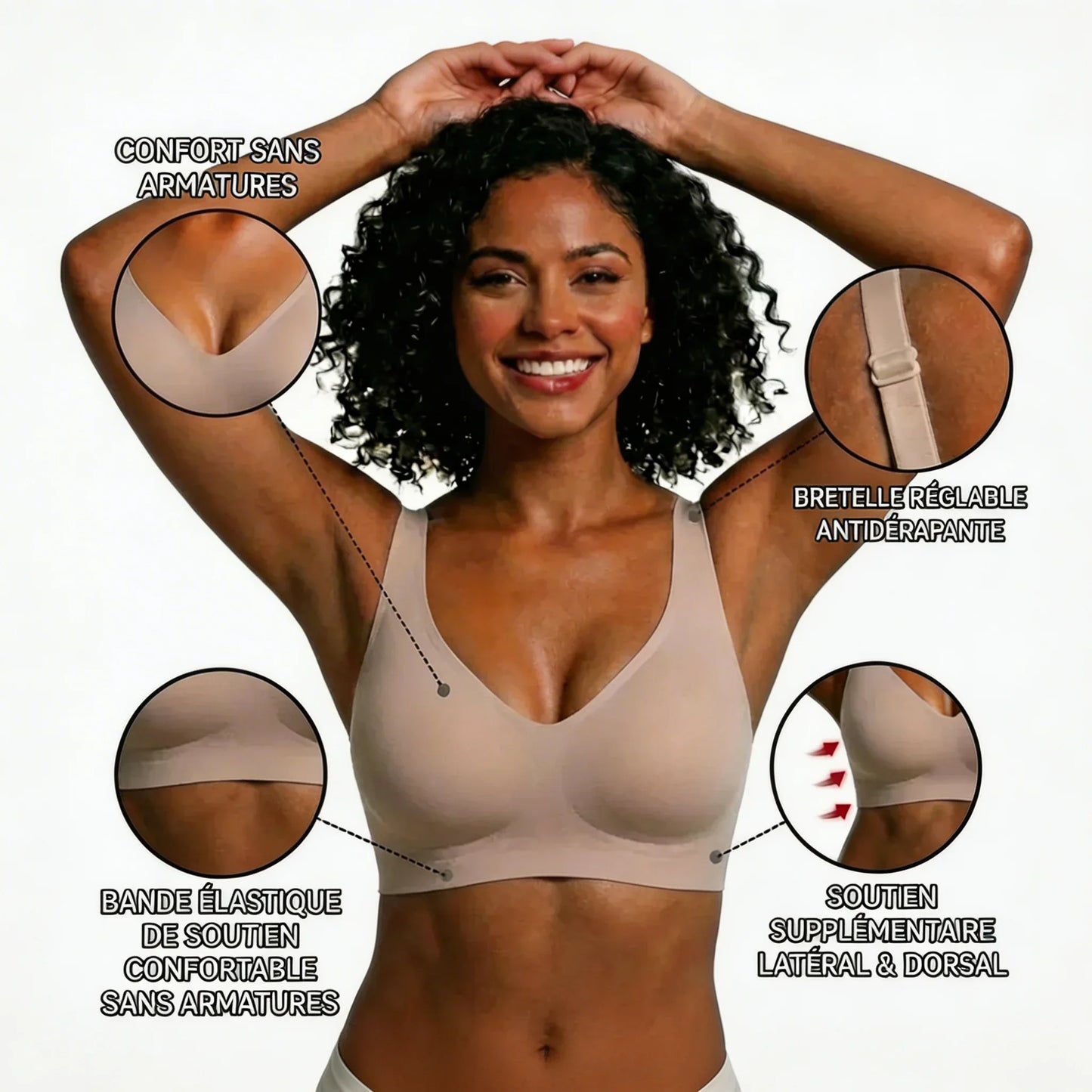 Soutien-Gorge Invisible Liftant Seconde Peau