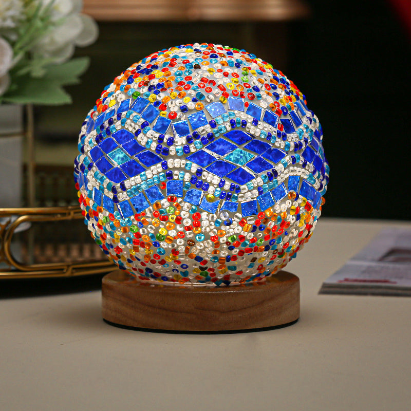GloedNest - Elegant Dimmable LED Glass Table Lamp