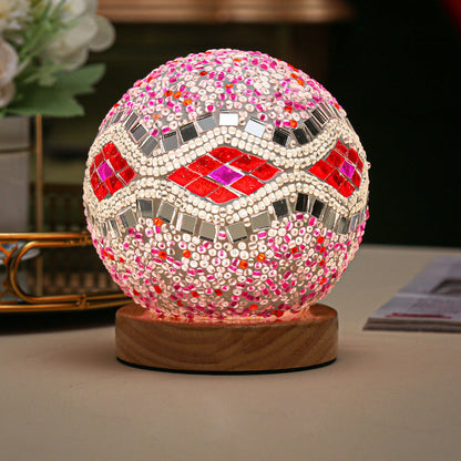 GloedNest - Elegant Dimmable LED Glass Table Lamp