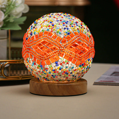 GloedNest - Elegant Dimmable LED Glass Table Lamp
