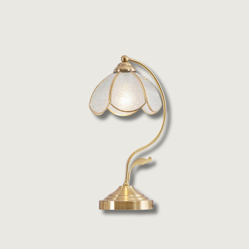 GlowPetal – Luxurious Floral Glass Table Lamp