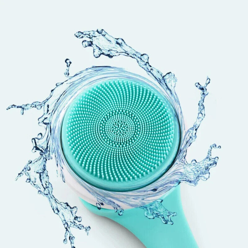 Electric Shower Brush | Rotating Exfoliating Body Scrubber | Long Handle | Deep Cleaning & Massage
