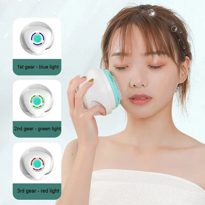 Electric Shower Brush | Rotating Exfoliating Body Scrubber | Long Handle | Deep Cleaning & Massage