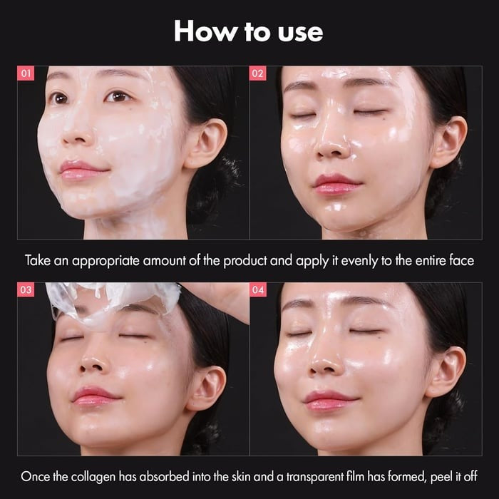 Collagen Cream Mask | YouthVeil™ Youthful Skin Renewal | 500DA Low-Molecular Collagen | 100ml