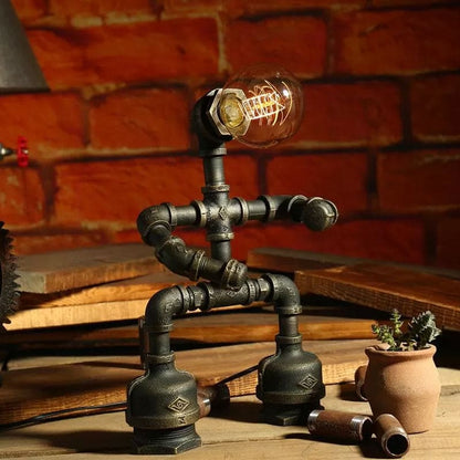GloTech – Cyberpunk-Inspired Robot Lamp
