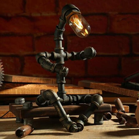 GloTech – Cyberpunk-Inspired Robot Lamp