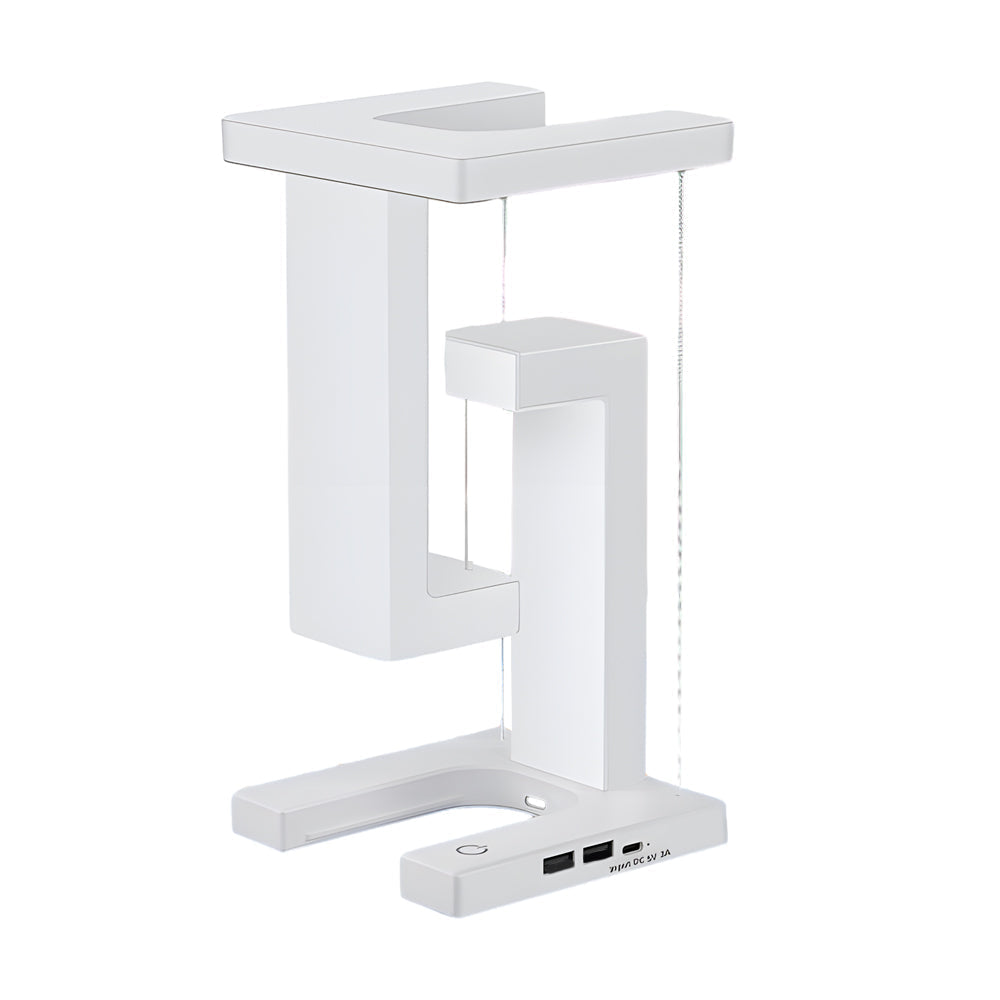 MagnoLight – Levitating LED Desk Lamp with Wireless Charging