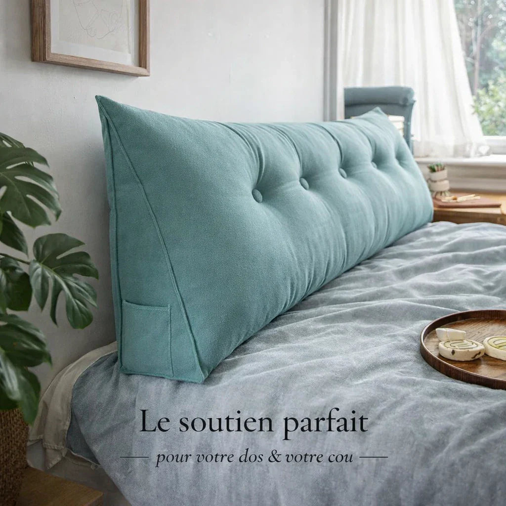 Luxorelax ÉléganceRest™  | Coussin Ergonomique de Luxe pour Lit &amp; Canapé