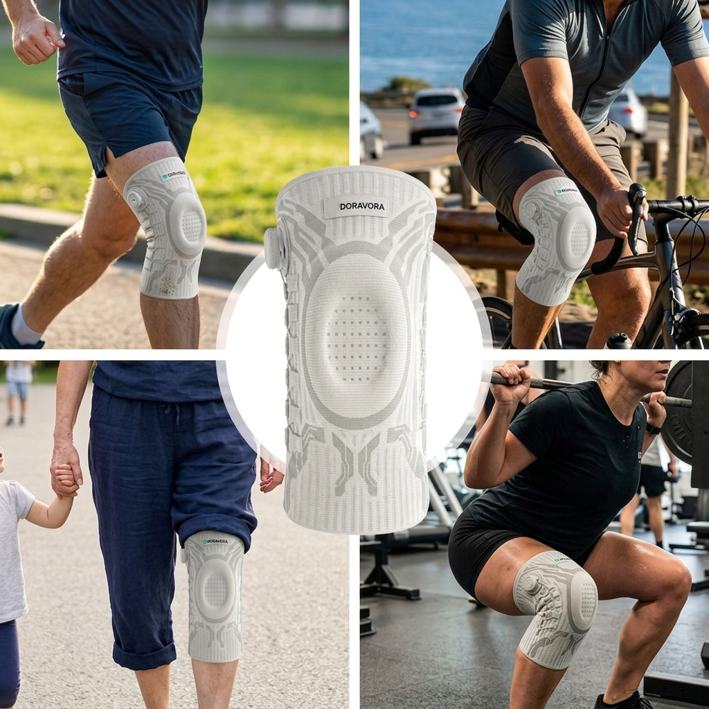 Genouillère Orthopédique de Maintien et de Compression