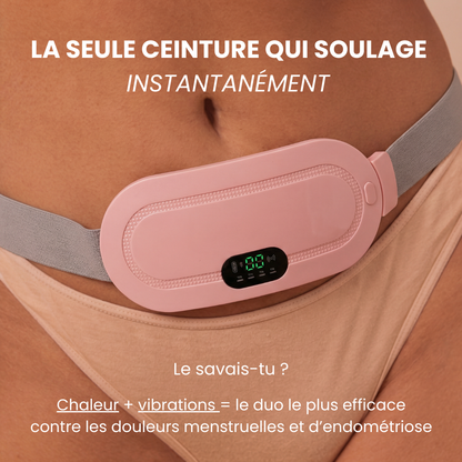 Cyclicare - Ceinture chauffante et massante menstruelle