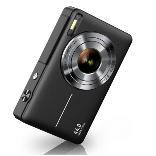 Vintage Digital Camera with 1080p Video Recording – Lightweight and Portable Retro Photography Camera