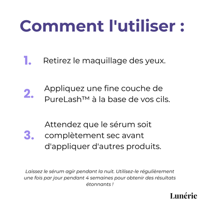 1+1 GRATUIT🔥 | PureLash™ Sérum Croissance Cils