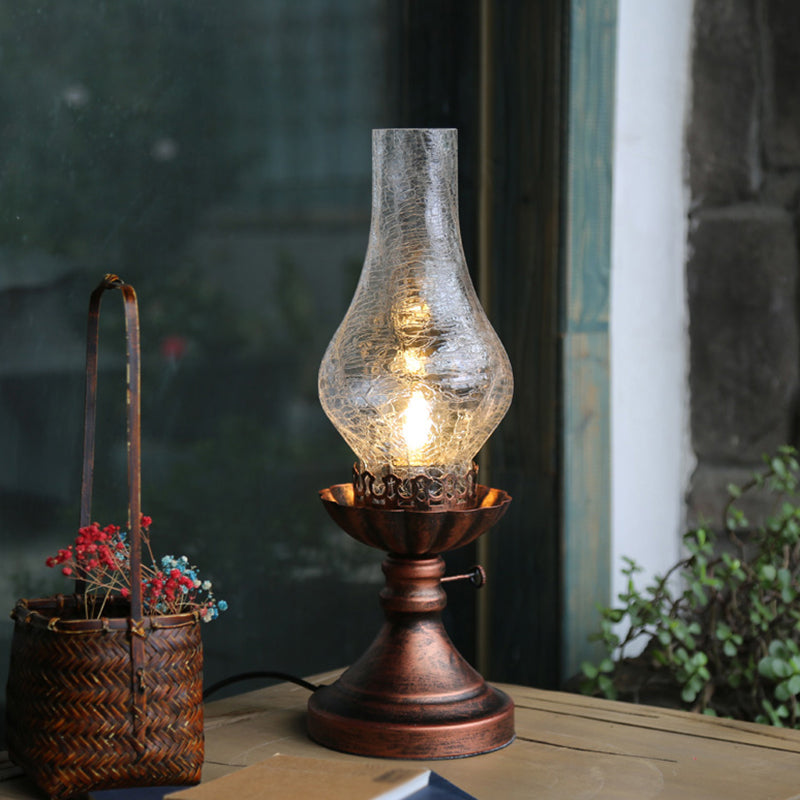 GlowVintage – Craykle Glass Desk Lamp