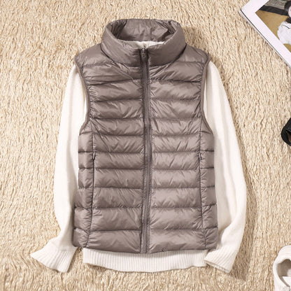 Charlotte – New Waterproof Vest with White Duck Down