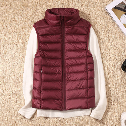 Charlotte – New Waterproof Vest with White Duck Down