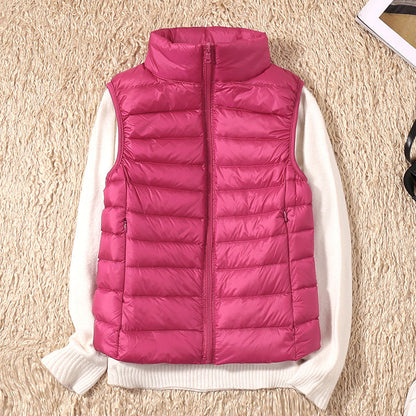 Charlotte – New Waterproof Vest with White Duck Down