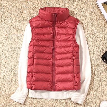 Charlotte – New Waterproof Vest with White Duck Down