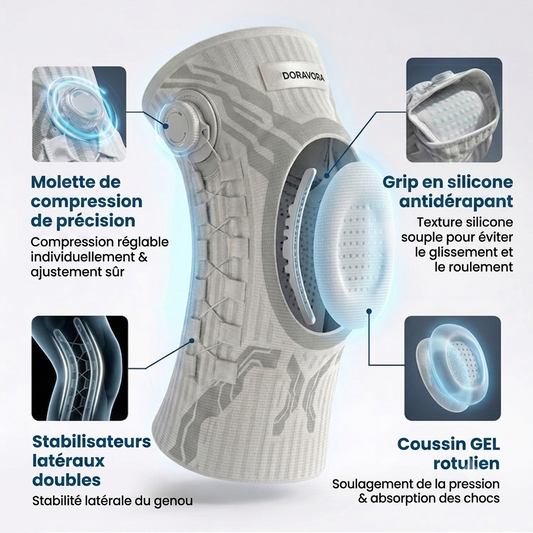 Genouillère Orthopédique de Maintien et de Compression