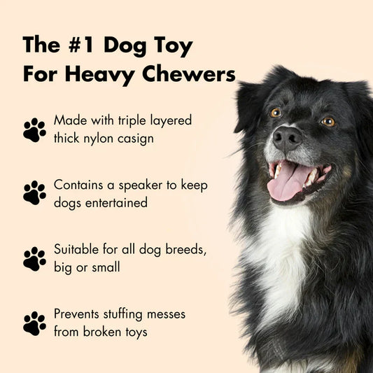 50 % DE RÉDUCTION | TuffChew™ Jouet pour Chien Ours Indestructible
