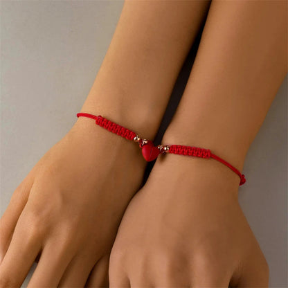 Magnetic Heart Bracelet – Adjustable Friendship Jewelry