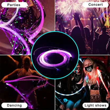 LED rechargeable light whip