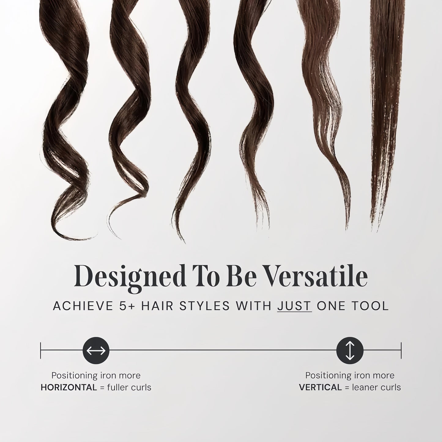 2-in-1 Hair Straightener & Curler | Adjustable Temperature | Ceramic Coating | Salon-Quality Results