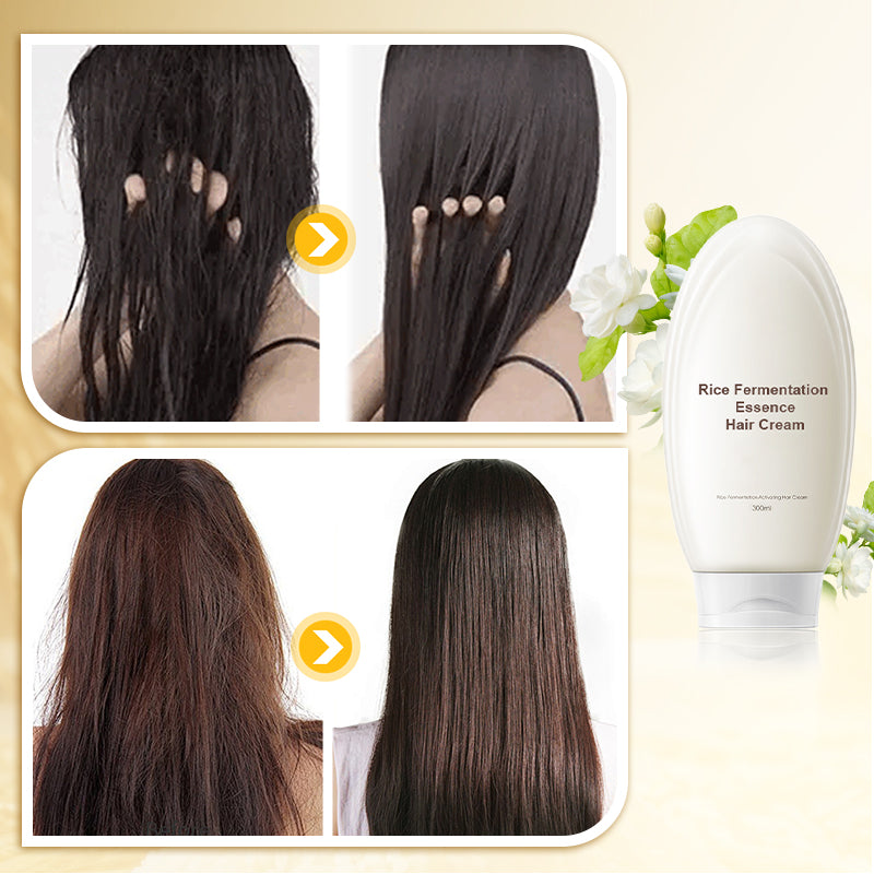 Rice Essence Hair Treatment | Fermented Formula | Deep Repair & Shine Boost Cream