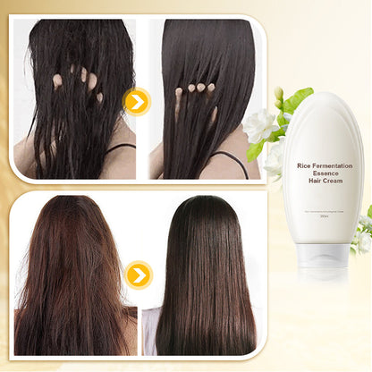 Rice Essence Hair Treatment | Fermented Formula | Deep Repair & Shine Boost Cream
