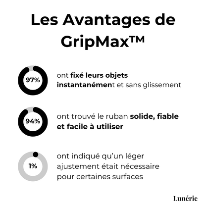 Dernier Jour -50% | GripMax™ Ruban adhésif double-face ultra résistant