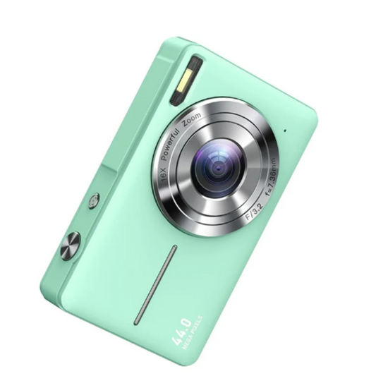 Vintage Digital Camera with 1080p Video Recording – Lightweight and Portable Retro Photography Camera