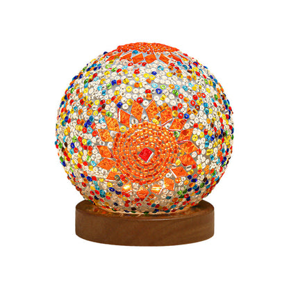 GloedNest - Elegant Dimmable LED Glass Table Lamp