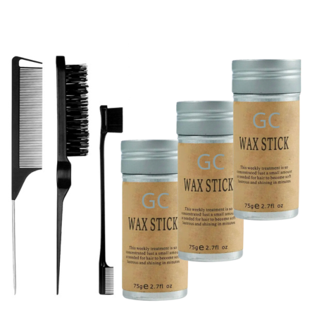 Hair Wax Stick | Strong Hold & Edge Control | Non-Greasy Styling for All Hair Types