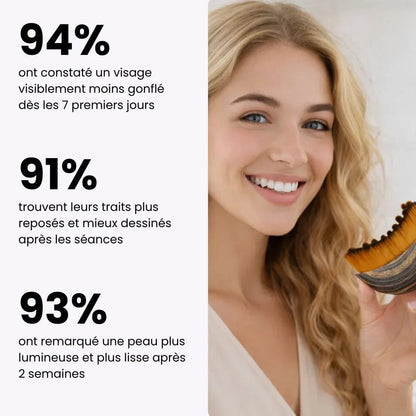 Brosse de Drainage Lymphatique Facial