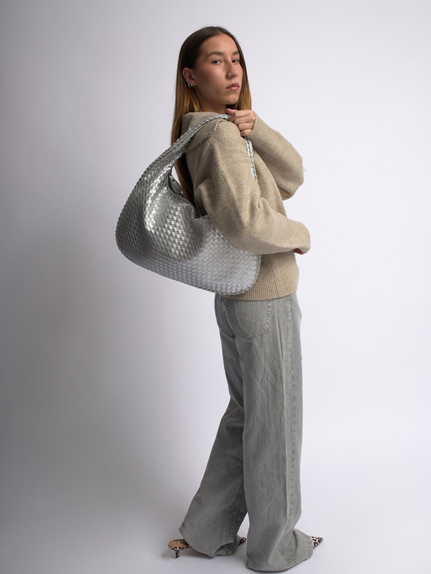 AURA™ Braided Shoulder Bag